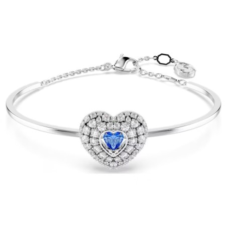 BRACCIALE RIGIDO HYPERBOLA CUORE BLU DONNA SWAROVSKI 