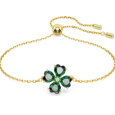 BRACCIALE IDYLLIA QUADRIFOGLIO VERDE DONNA SWAROVSKI 