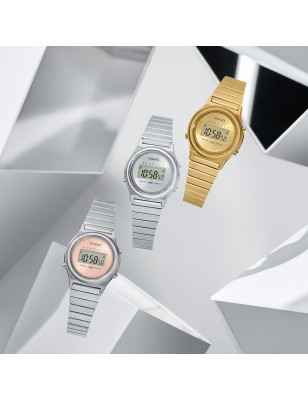 OROLOGIO MINI COLLECTION CROMATO DONNA CASIO VINTAGE LA700WE-7AEF CASIO