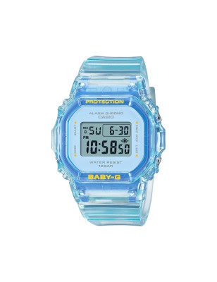 OROLOGIO AZZURRO TRASPARENTE BAMBINO CASIO BABY-G