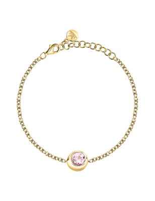 BRACCIALE QUARZO ROSA DORATO TESORI ETERNI DONNA MORELLATO  SAXN11 MORELLATO