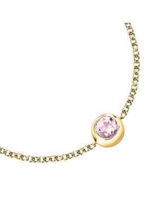 BRACCIALE QUARZO ROSA DORATO TESORI ETERNI DONNA MORELLATO 