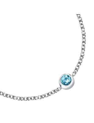 BRACCIALE TOPAZIO BLU ARGENTO TESORI ETERNI DONNA MORELLATO 