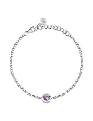 BRACCIALE AMETISTA ARGENTO TESORI ETERNI DONNA MORELLATO  SAXN15 MORELLATO