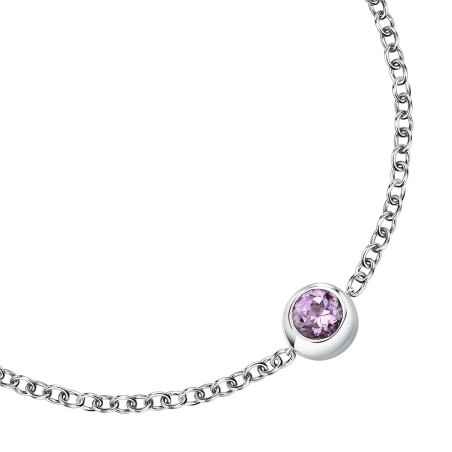 BRACCIALE AMETISTA ARGENTO TESORI ETERNI DONNA MORELLATO 