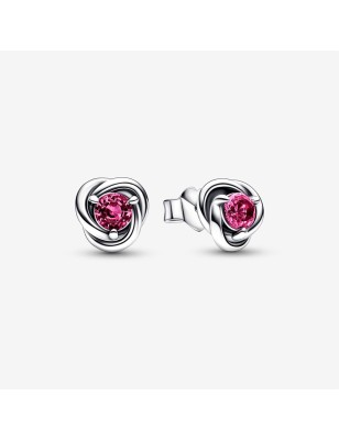 ORECCHINI CERCHI ETERNI ROSA OTTOBRE DONNA PANDORA 