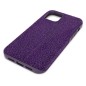 CUSTODIA HIGH IPHONE® 12/12 PRO VIOLA DONNA SWAROVSKI 