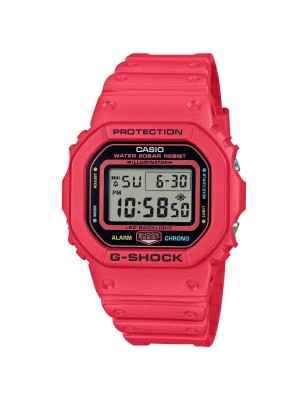 OROLOGIO ROSSO VIVACE IN RESINA A BASE BIO UOMO CASIO G-SHOCK DW-5600EP-4ER CASIO