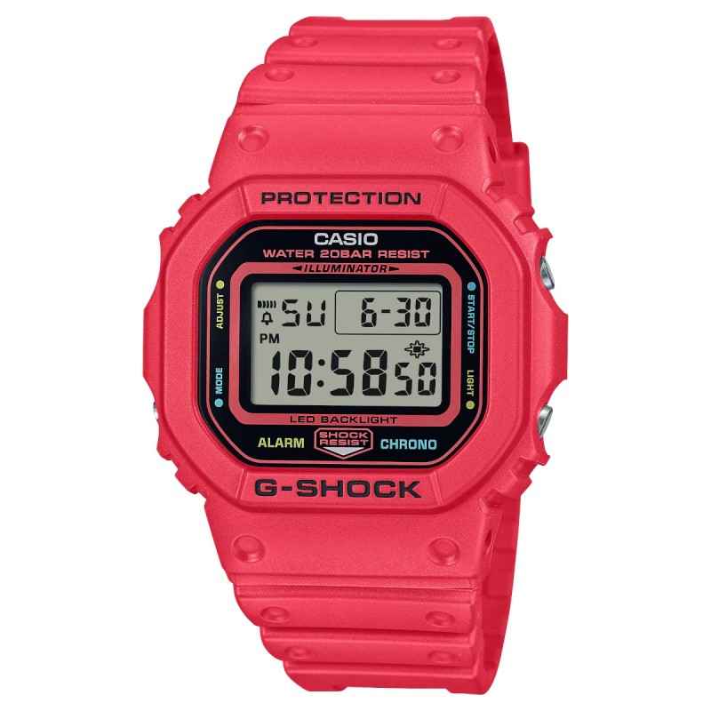 OROLOGIO ROSSO VIVACE IN RESINA A BASE BIO UOMO CASIO G-SHOCK