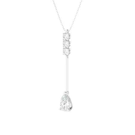 COLLANA IN ORO BIANCO E DIAMANTI COLTIVATI DONNA AMA  AMA-GI-2061-16 AMA