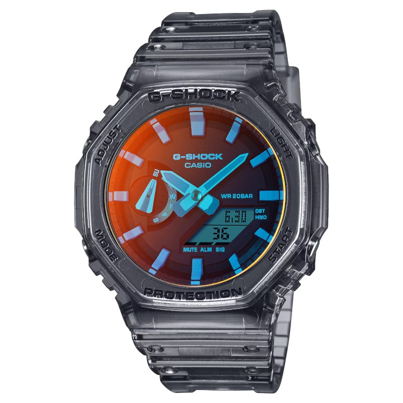 OROLOGIO NERO TRASPARENTE UOMO CASIO G-SHOCK