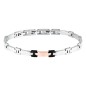 BRACCIALE ACCIAIO NERO ROSE GOLD MOTOWN UOMO MORELLATO 