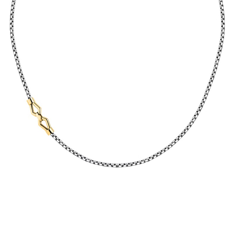 COLLANA ACCIAO GOLD MOTOWN UOMO MORELLATO 