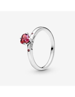 ANELLO SOLITARIO ROSSO MIS.50 DONNA PANDORA 