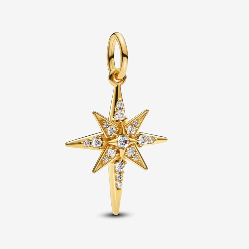 CHARM PENDENTE STELLA POLARE DORATO DONNA PANDORA 