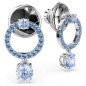 ORECCHINI PENDENTI ATTRACT ROUND BLU DONNA SWAROVSKI 