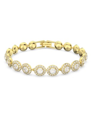 BRACCIALE ANGELIC TAGLIO TONDO GOLD DONNA SWAROVSKI 