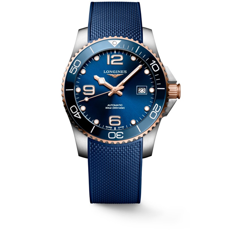 OROLOGIO AUTOMATICO HYDROCONQUEST BLU UOMO LONGINES 