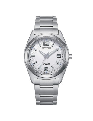 OROLOGIO SILVER DONNA CITIZEN LADY SUPER TITANIO FE6151-82A CITIZEN