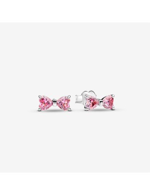 ORECCHINI FIOCCO LUMINOSO ROSA GRANDE DONNA PANDORA 