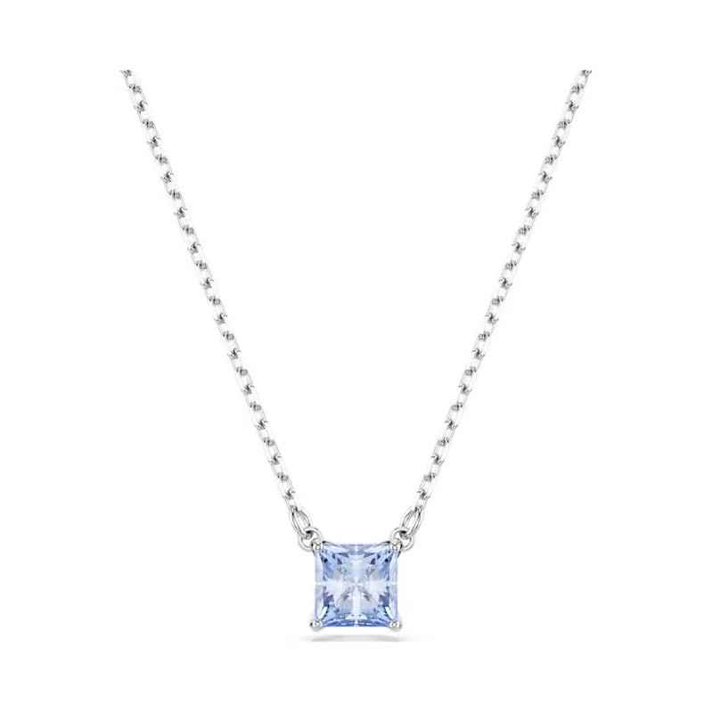 COLLANA MATRIX TAGLIO SQUADRATO BLU DONNA SWAROVSKI 