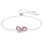 BRACCIALE LIFELONG BOW FIOCCO ROSA DONNA SWAROVSKI 