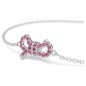 BRACCIALE LIFELONG BOW FIOCCO ROSA DONNA SWAROVSKI 