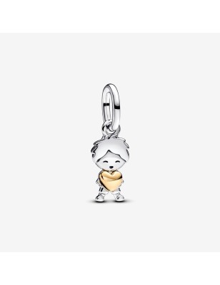 CHARM PENDENTE BIMBO FELICE DONNA PANDORA MOMENTS