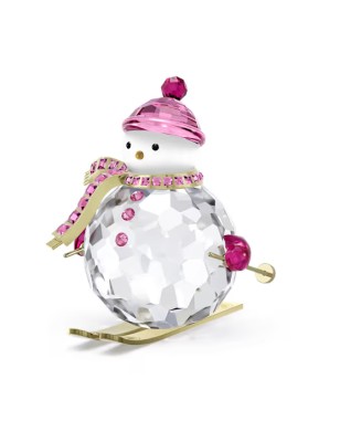 PUPAZZO DI NEVE ROSA  SWAROVSKI