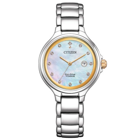 OROLOGIO MADREPERLA DONNA CITIZEN LADY SUPER TITANIO EW2686-88Y CITIZEN