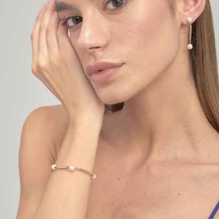 BRACCIALE SEMIRIGIDO CON PERLE DONNA BROSWAY AFFINITY