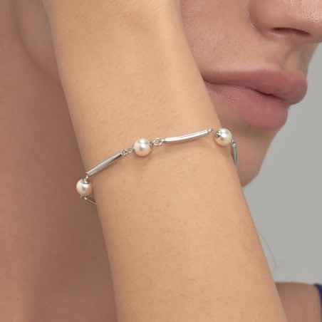 BRACCIALE SEMIRIGIDO CON PERLE DONNA BROSWAY AFFINITY