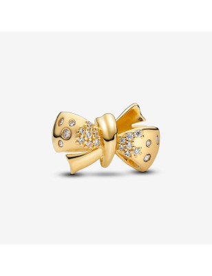 CHARM FIOCCO PLACCATO ORO DONNA PANDORA 