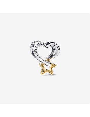 CHARM OPENWORK CUORE E STELLA MY LUCKY STAR DONNA PANDORA 