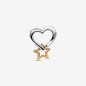 CHARM OPENWORK CUORE E STELLA MY LUCKY STAR DONNA PANDORA 