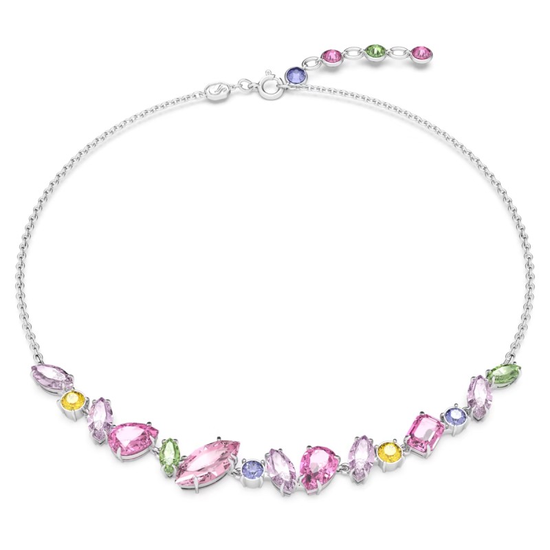 COLLANA GEMA MULTICOLORE TAGLIO MISTO DONNA SWAROVSKI 