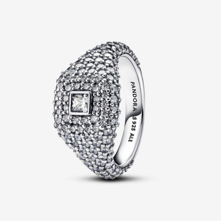 ANELLO COCKTAIL CON PAVE' MIS.48  PANDORA TIMELESS