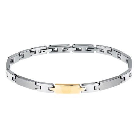 BRACCIALE ACCIAO PARTICOLARE DORATO MOTOWN UOMO MORELLATO 