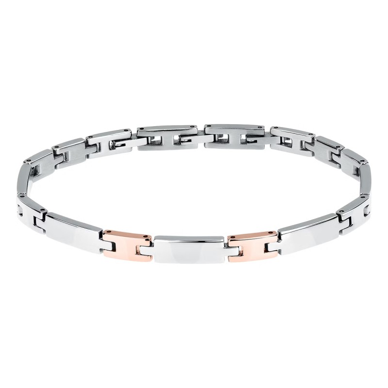 BRACCIALE ACCIAIO ROSE GOLD MOTOWN UOMO MORELLATO 