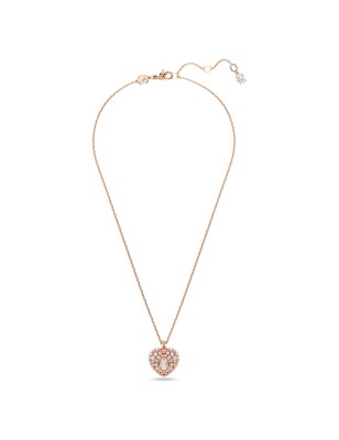 COLLANA HYPERBOLA CUORE ROSE DONNA SWAROVSKI 