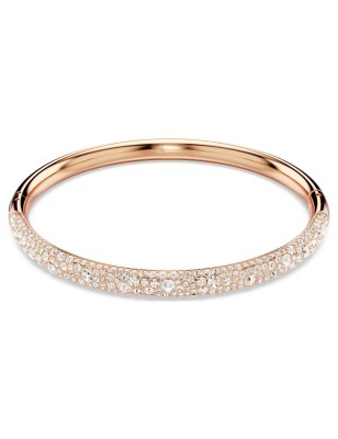 BRACCIALE RIGIDO METEORA PAVE' PLACCATO ORO ROSA SWAROVSKI