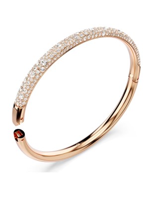 BRACCIALE RIGIDO METEORA PAVE' PLACCATO ORO ROSA SWAROVSKI