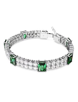 BRACCIALE MATRIX TENNIS VERDE MIS.M DONNA SWAROVSKI 