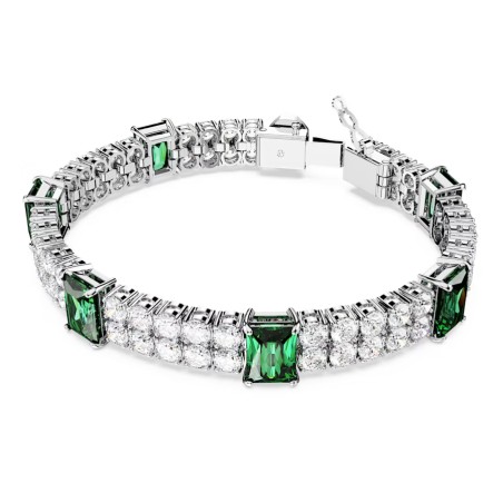 BRACCIALE MATRIX TENNIS VERDE MIS.M DONNA SWAROVSKI 