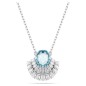 COLLANA IDYLLIA PENDENTE CONCHIGLIA BLU SWAROVSKI