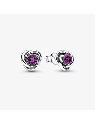 ORECCHINI CERCHI ETERNI VIOLA DONNA PANDORA  292334C02 PANDORA