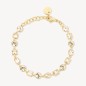 BRACCIALE SYMPHONIA COLOR ORO CRISTALLI BIANCHI BROSWAY