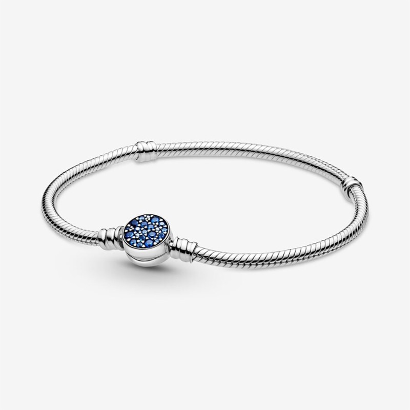 BRACCIALE CHIUSURA PIETRE BLU M20 DONNA PANDORA MOMENTS