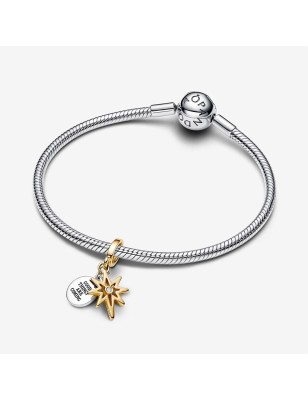 CHARM PENDENTE STELLA POLARE DIAMANTE CREATO DONNA PANDORA 