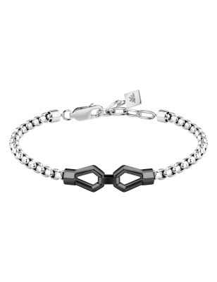 BRACCIALE ACCIAIO CENTRALE PVD NERO MOTOWN UOMO MORELLATO  SALS91 MORELLATO